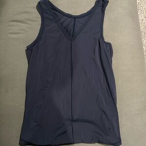 black lululemon athletic tank top, gently used